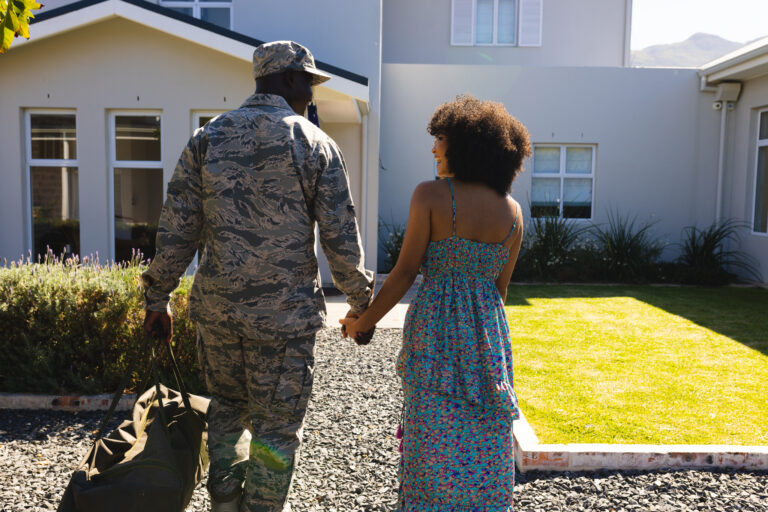 Military Family Living in Housing Saving Money